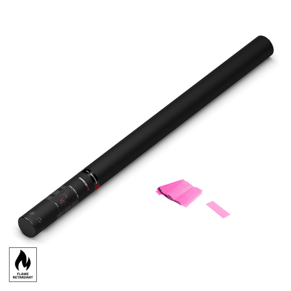 HANDHELD CONFETTI SHOT 80 CM - FLUO Pink