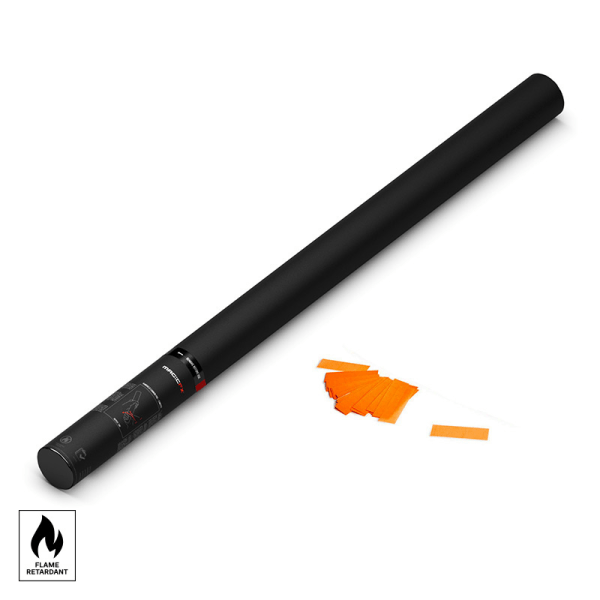 HANDHELD CONFETTI SHOT 80 CM - FLUO Orange